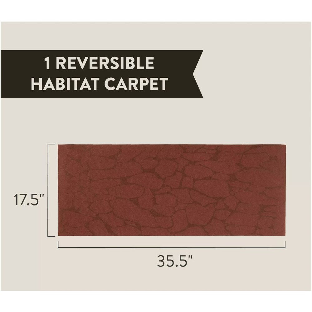 Thrive Desert Reversible Habitat Carpet 40 Gal Terrarium 35.5" X 17.5" Substrate
